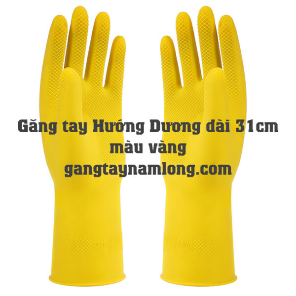 găng tay cao su hướng dương size 7 71/2 | dài 31 cm