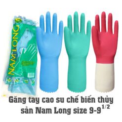 găng tay chế biến thủy sản nam long size 9 9 1/2 | dài 31cm